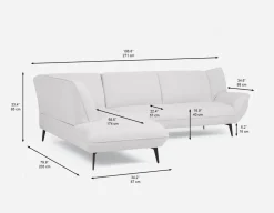 MARJORIE modern contemporary sectional-sofa