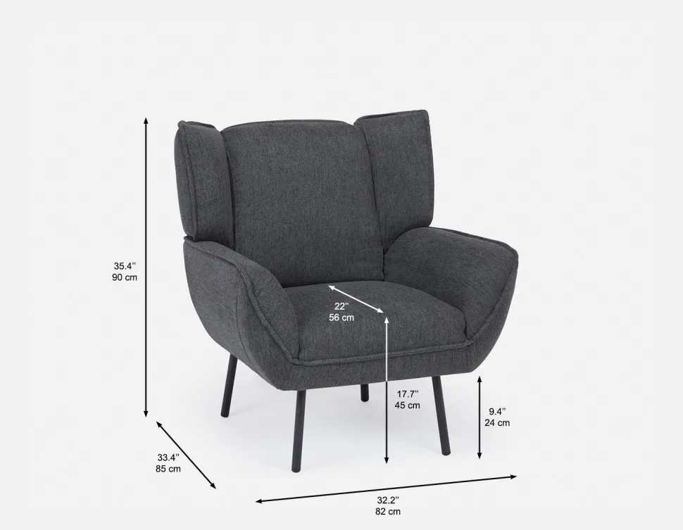 MARJORIE modern contemporary armchair