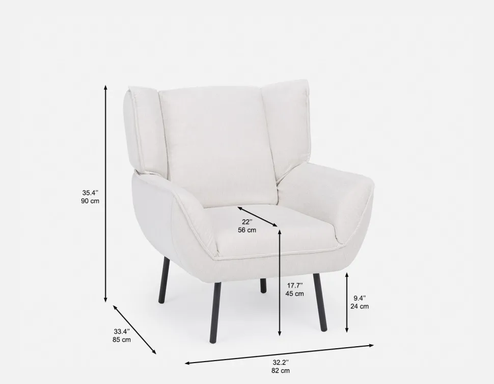 MARJORIE modern contemporary armchair