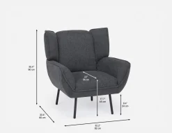 MARJORIE modern contemporary armchair