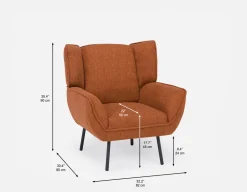 MARJORIE modern contemporary armchair
