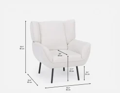 MARJORIE modern contemporary armchair