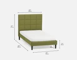MARVELL modern twin size bed