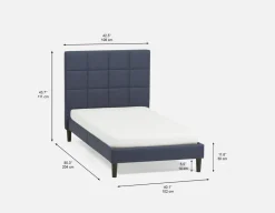 MARVELL modern twin size bed