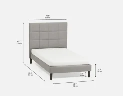 MARVELL modern twin size bed