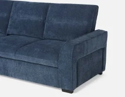 MINNESOTA left-facing sectional sofa-bed with storage