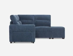 MINNESOTA right-facing sectional sofa-bed with storage