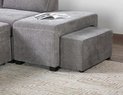 MINNESOTA right-facing sectional sofa-bed with storage