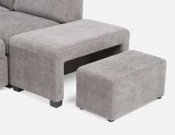 MINNESOTA right-facing sectional sofa-bed with storage