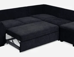 MINNESOTA right-facing sectional sofa-bed with storage