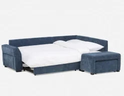MINNESOTA right-facing sectional sofa-bed with storage