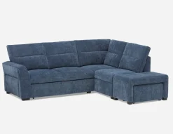 MINNESOTA right-facing sectional sofa-bed with storage