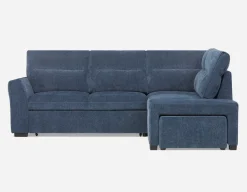 MINNESOTA right-facing sectional sofa-bed with storage
