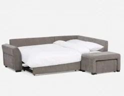 MINNESOTA right-facing sectional sofa-bed with storage