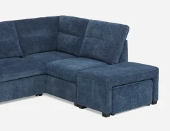 MINNESOTA right-facing sectional sofa-bed with storage