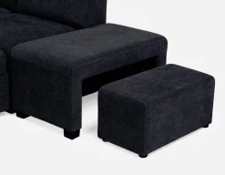 MINNESOTA right-facing sectional sofa-bed with storage