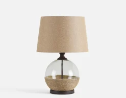 MISAKO cement base table lamp 60 cm height