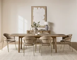 MISAKO cement base table lamp 60 cm height
