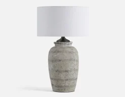 MISAKO cement base table lamp 60 cm height