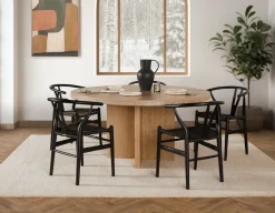 MISTRA recycled timber dining table 150 cm
