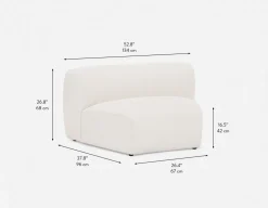MODENA modular corner sofa customize to fit your space