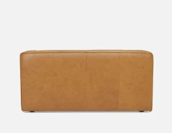 MONTE 100% leather classic loveseat sofa