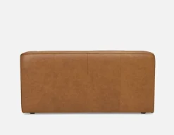 MONTE 100% leather classic loveseat sofa