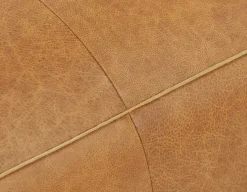 MONTE 100% leather classic loveseat sofa