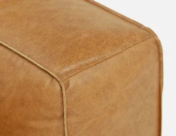 MONTE 100% leather classic 3-seater sofa