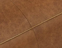 MONTE 100% leather classic 3-seater sofa