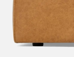 MONTE 100% leather ottoman