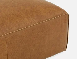 MONTE 100% leather ottoman
