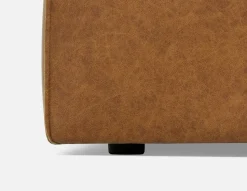 MONTE 100% leather ottoman