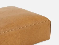 MONTE 100% leather ottoman
