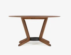 MORELLA mid-century modern 137 cm round dining table