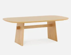 MORELLA mid-century modern 137 cm round dining table