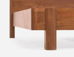 MUMBAI acacia wood king size bed