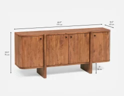 MUMBAI 4-door sideboard