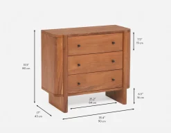 MUMBAI 3-drawer chest