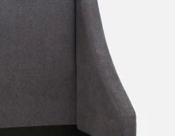 MUROL mid-century modern tufted upholstered wingback queen size bed