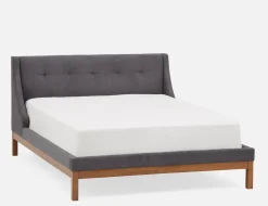 MUROL tufted upholstered wingback twin size bed