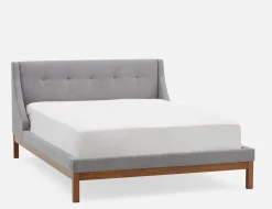 MUROL tufted upholstered wingback twin size bed