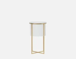 NATE metal planter with stand 28 cm