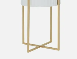 NATE metal planter with stand 28 cm