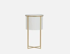 NATE metal planter with stand 33 cm