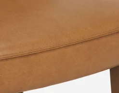 NELA 100% leather counter stool 66cm