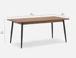 NELSON dining table 180 cm