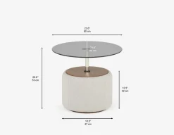 NICOLETTE end table