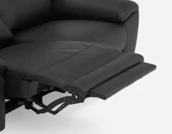 NILLIE 100% leather power recliner contemporary loveseat