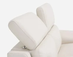 NILLIE 100% leather power recliner contemporary loveseat